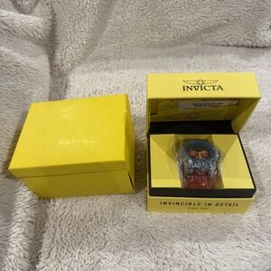 Invicta Bolt Zeus Magnum Men's Watch 52mm Leather Red Blue (Mod #43852)